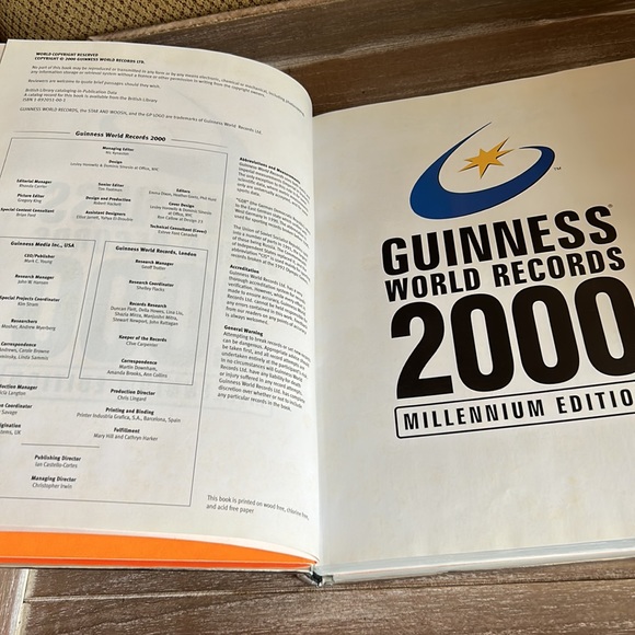 Millennium Edition Guinness World Records 2000 - Picture 4 of 6